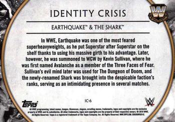 2018 Topps Legends of WWE - Bronze #IC-6 Earthquake / The Shark Back