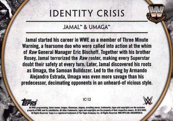 2018 Topps Legends of WWE - Bronze #IC-12 Umaga / Jamal Back