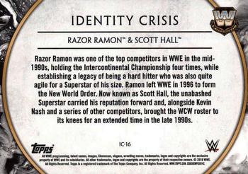 2018 Topps Legends of WWE - Bronze #IC-16 Scott Hall / Razor Ramon Back