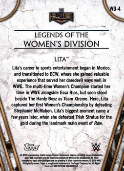 2018 Topps Legends of WWE - Bronze #WD-4 Lita Back