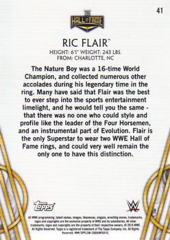 2018 Topps Legends of WWE - Silver #41 Ric Flair Back