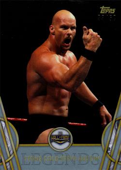 2018 Topps Legends of WWE - Silver #49 Stone Cold Steve Austin Front