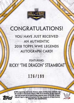 2018 Topps Legends of WWE - Autographs #A-RS Ricky 