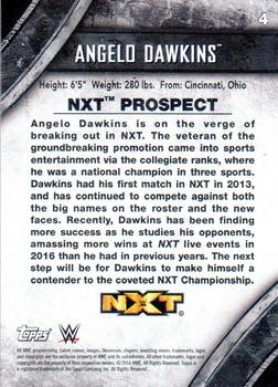 2016 Topps WWE NXT - Bronze #4 Angelo Dawkins Back