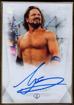 2019 Topps Transcendent Collection WWE #A-AJ AJ Styles Front