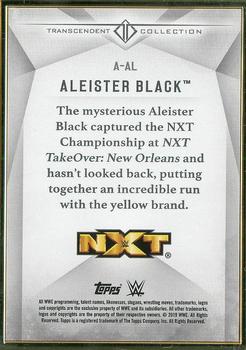 2019 Topps Transcendent Collection WWE #A-AL Aleister Black Back