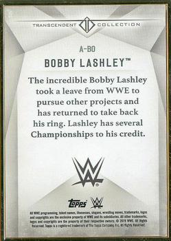 2019 Topps Transcendent Collection WWE #A-BO Bobby Lashley Back
