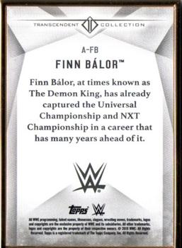 2019 Topps Transcendent Collection WWE #A-FB Finn Balor Back
