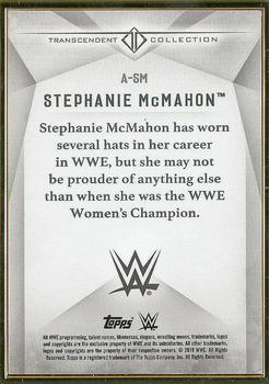 2019 Topps Transcendent Collection WWE #A-SM Stephanie McMahon Back