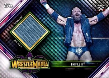 2019 Topps WWE Road to Wrestlemania - Mat Relics #MR-HHH Triple H Front