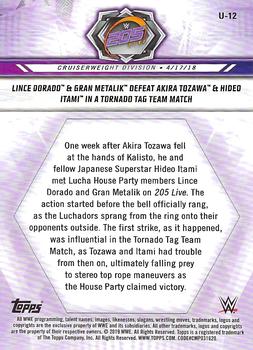 2019 Topps WWE Road to Wrestlemania - Update #U-12 Lince Dorado / Gran Metalik / Akira Tozawa / Hideo Itami Back