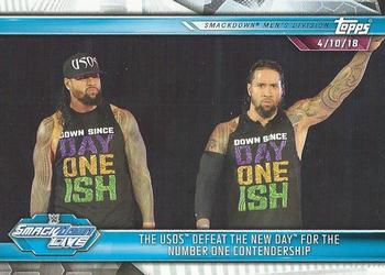 2019 Topps WWE Road to Wrestlemania - Update #U-14 The Usos / The New Day Front