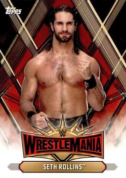 2019 Topps WWE Road to Wrestlemania - Wrestlemania 35 Roster #WM-19 Seth Rollins Front
