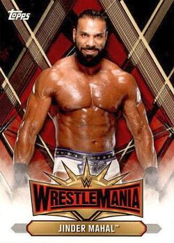 2019 Topps WWE Road to Wrestlemania - Wrestlemania 35 Roster #WM-22 Jinder Mahal Front