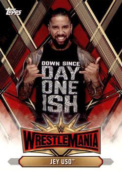 2019 Topps WWE Road to Wrestlemania - Wrestlemania 35 Roster #WM-32 Jey Uso Front