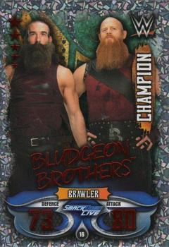 2018 Topps Slam Attax WWE Live #16 Bludgeon Brothers Front