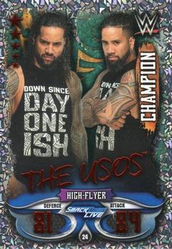 2018 Topps Slam Attax WWE Live #24 The Usos Front