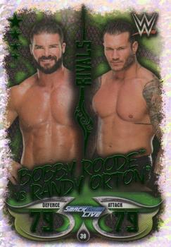 2018 Topps Slam Attax WWE Live #39 Bobby Roode / Randy Orton Front