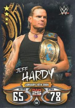 2018 Topps Slam Attax WWE Live #58 Jeff Hardy Front