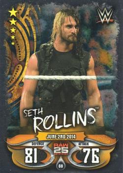 2018 Topps Slam Attax WWE Live #69 Seth Rollins Front