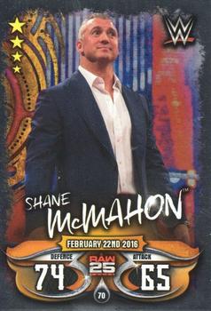 2018 Topps Slam Attax WWE Live #70 Shane McMahon Front