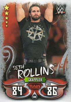 2018 Topps Slam Attax WWE Live #139 Seth Rollins Front