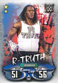 2018 Topps Slam Attax WWE Live #180 R-Truth Front