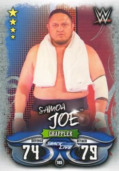2018 Topps Slam Attax WWE Live #185 Samoa Joe Front
