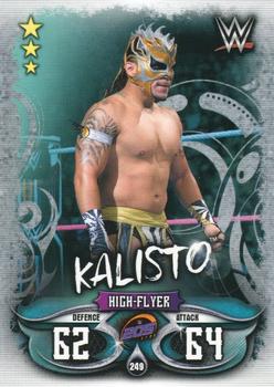 2018 Topps Slam Attax WWE Live #249 Kalisto Front