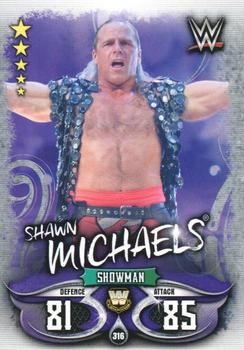 2018 Topps Slam Attax WWE Live #316 Shawn Michaels Front