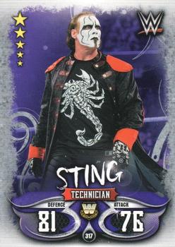 2018 Topps Slam Attax WWE Live #317 Sting Front