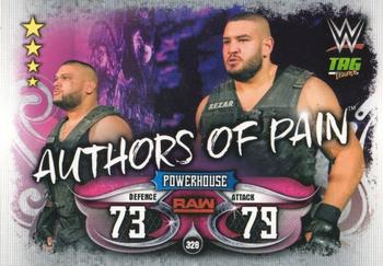 2018 Topps Slam Attax WWE Live #328 Authors of Pain Front