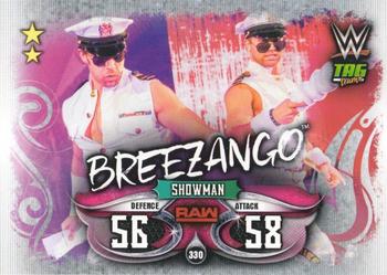 2018 Topps Slam Attax WWE Live #330 Breezango Front