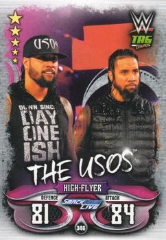 2018 Topps Slam Attax WWE Live #346 The Usos Front