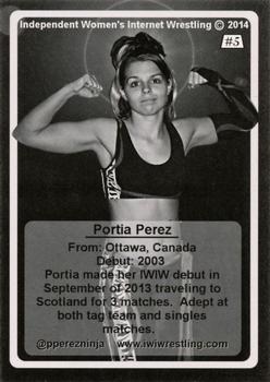 2014 Independent Women's Internet Wrestling #5 Portia Perez Back