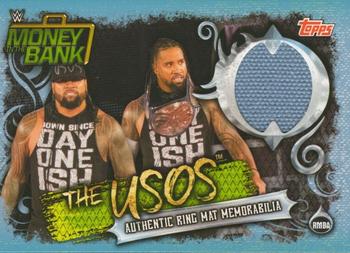 2018 Topps Slam Attax WWE Live - Mat Relics #RMBA The Usos Front