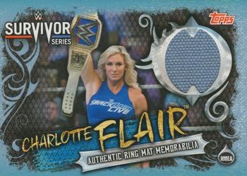 2018 Topps Slam Attax WWE Live - Mat Relics #RMEA Charlotte Flair Front