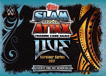 2018 Topps Slam Attax WWE Live - Mat Relics #RMEB Alexa Bliss Back