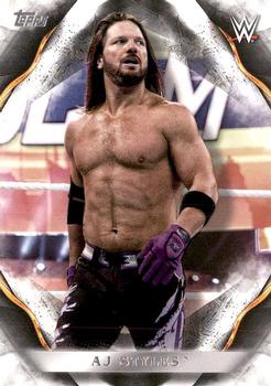 2019 Topps WWE Undisputed #2 AJ Styles Front