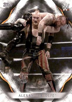 2019 Topps WWE Undisputed #4 Alexander Wolfe Front