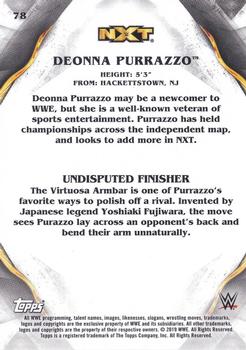 2019 Topps WWE Undisputed #78 Deonna Purrazzo Back
