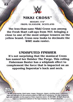 2019 Topps WWE Undisputed #83 Nikki Cross Back