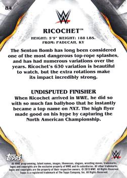 2019 Topps WWE Undisputed #84 Ricochet Back