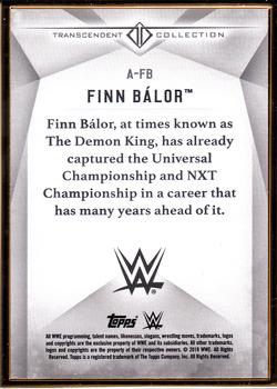2019 Topps Transcendent Collection WWE - Gold #A-FB Finn Balor Back