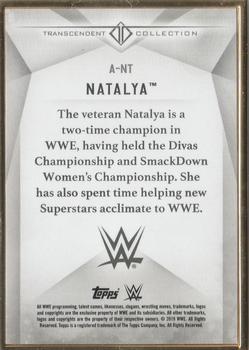 2019 Topps Transcendent Collection WWE - Red #A-NT Natalya Back