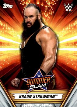2019 Topps WWE SummerSlam #4 Braun Strowman Front