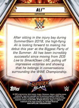 2019 Topps WWE SummerSlam #28 Ali Back