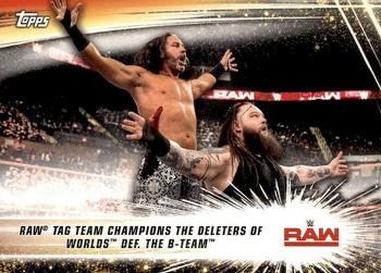 2019 Topps WWE SummerSlam #65 Raw Tag Team Champions The Deleters of Worlds def. The B-Team Front