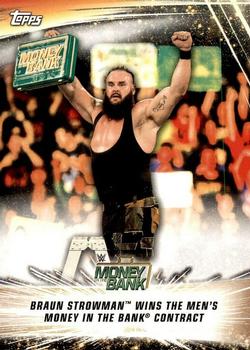 2019 Topps WWE SummerSlam #75 Braun Strowman Wins the Men's Money in the Bank Contract Front
