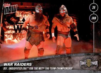 2019 Topps Now NXT #1 War Raiders Front